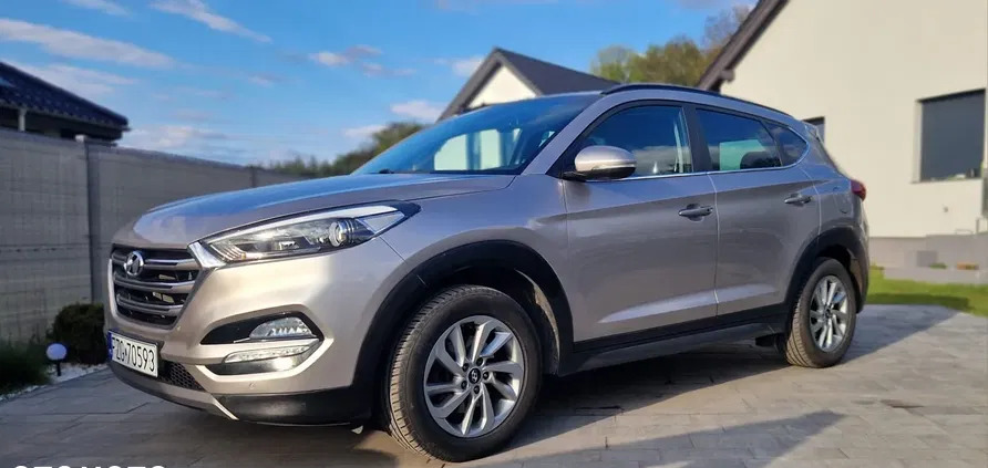 hyundai tucson lubuskie Hyundai Tucson cena 59999 przebieg: 147000, rok produkcji 2016 z Żagań